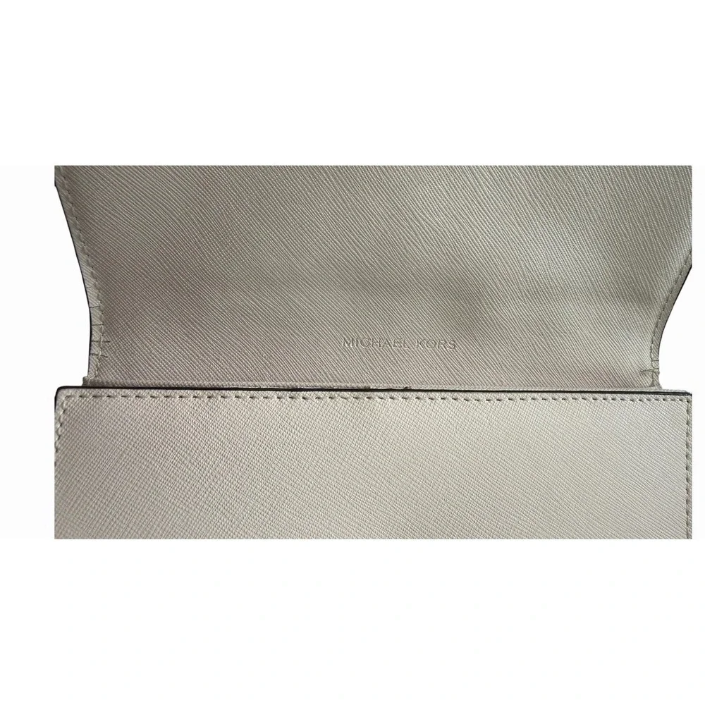 Michael Kors Women Jet Set Travel Large Trifold Wallet Clutch in Powder Blush - Picture 9 of 9